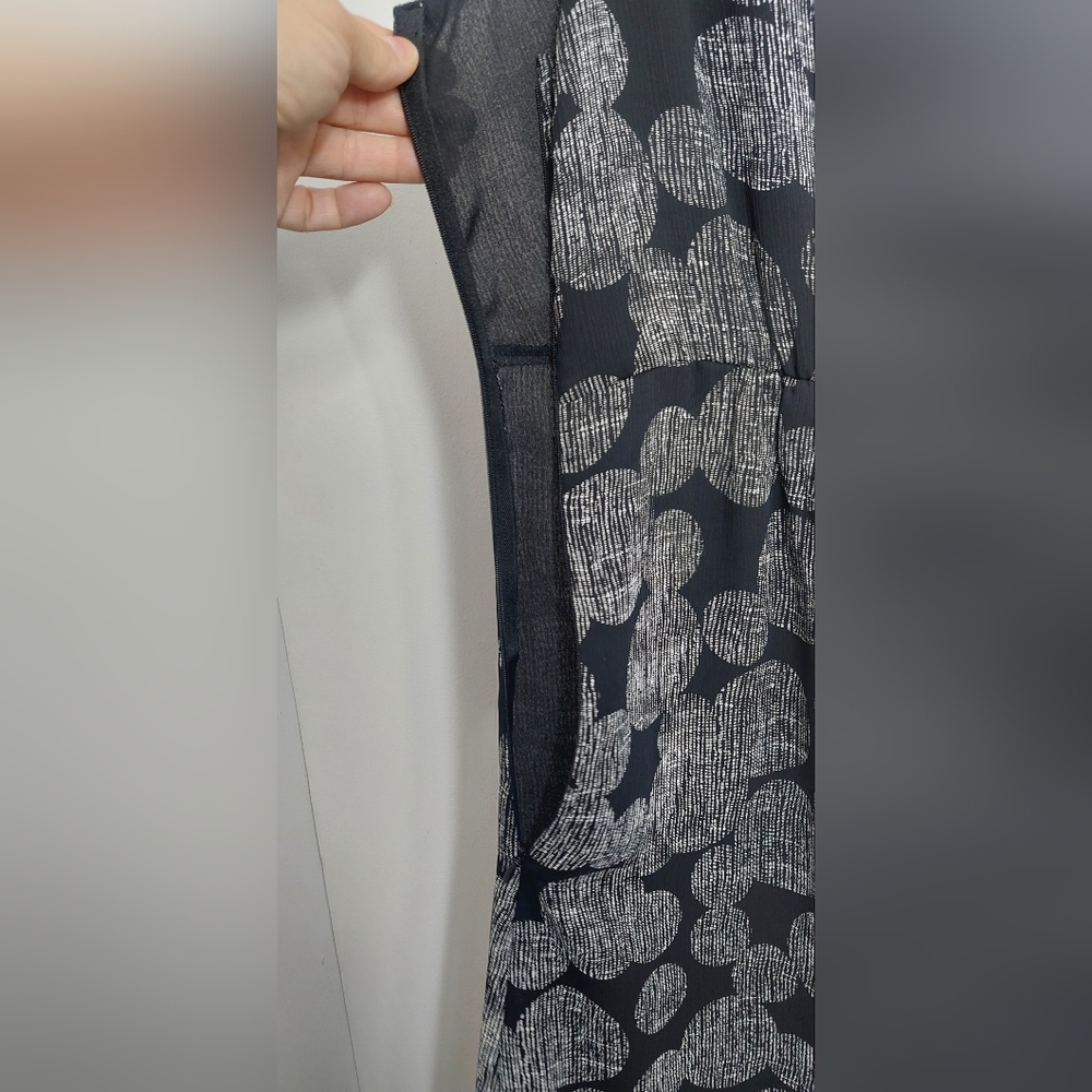 Croft & Barrow Women's Size 6 Dress Sleeveless Black Gray - Picture 6 of 11